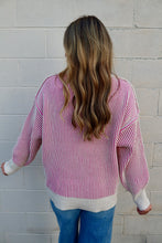 Load image into Gallery viewer, Two Tone Crewneck Sweater
