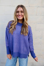 Load image into Gallery viewer, Exposed Seam Two Tone Sweater

