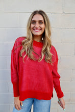 Load image into Gallery viewer, Exposed Seam Two Tone Sweater
