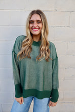 Load image into Gallery viewer, Exposed Seam Two Tone Sweater
