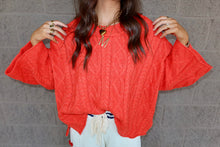 Load image into Gallery viewer, Sabrina Cable Sweater
