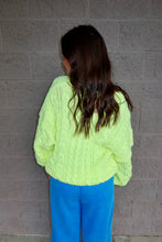 Load image into Gallery viewer, Stitched Edge Cable Knit Sweater
