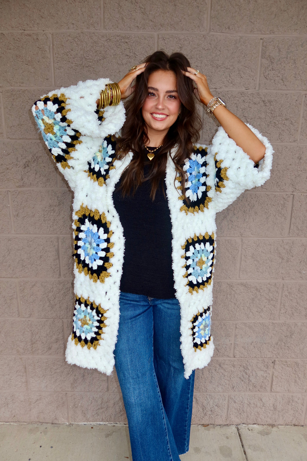 Golden Hour Granny Cardigan