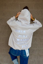 Load image into Gallery viewer, Girls Just Wanna Have Fun Embroider Hoodie
