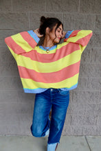 Load image into Gallery viewer, Sunset Stripe Sweater
