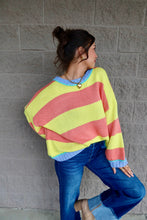 Load image into Gallery viewer, Sunset Stripe Sweater
