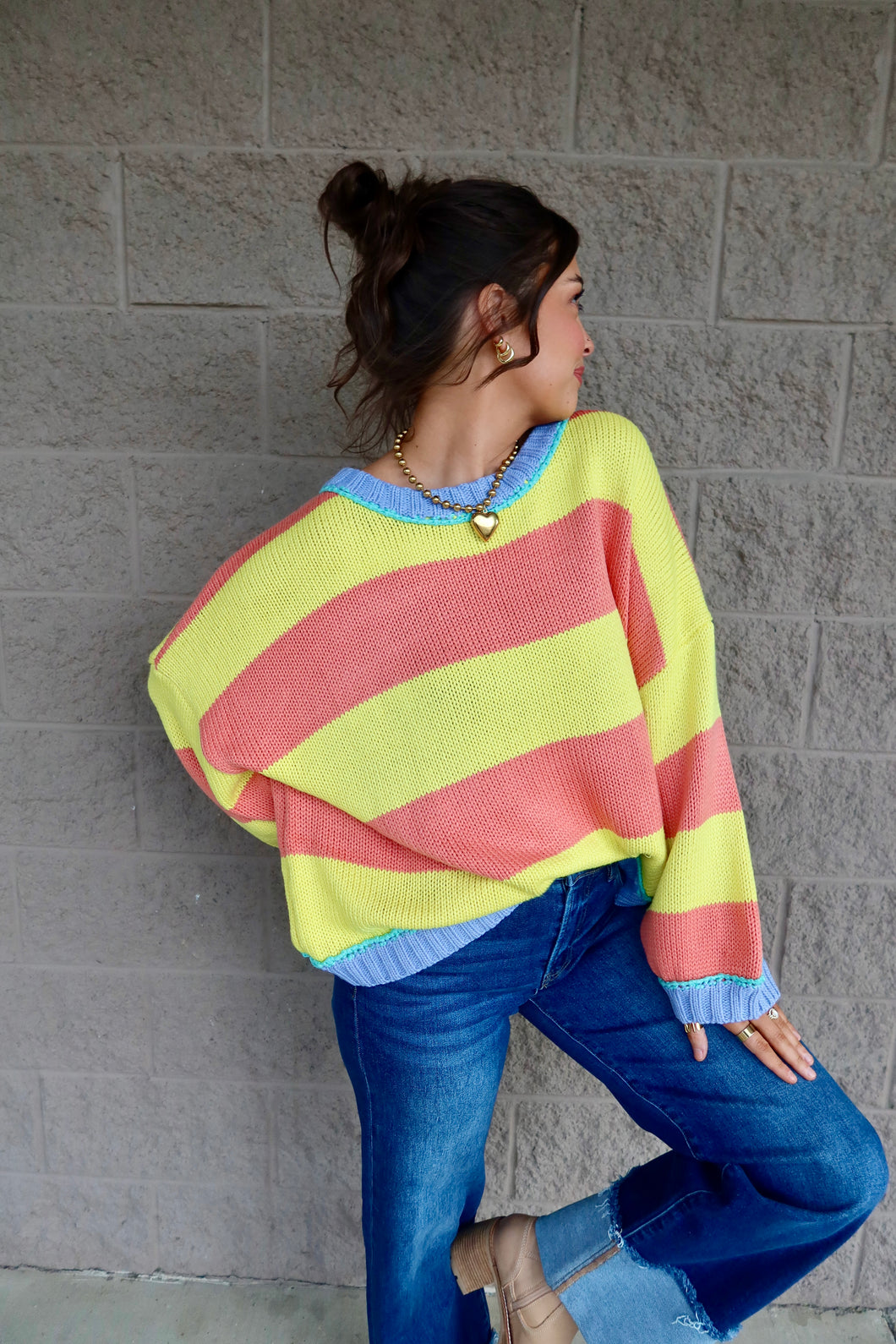 Sunset Stripe Sweater