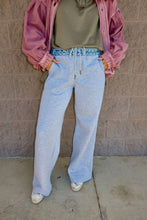 Load image into Gallery viewer, Denim Detail Wide Leg Pants

