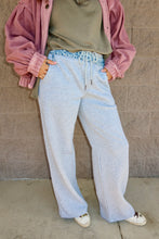 Load image into Gallery viewer, Denim Detail Wide Leg Pants
