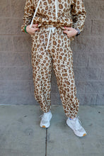 Load image into Gallery viewer, Leopard French Terry Pants
