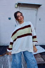 Load image into Gallery viewer, Colorblock Funnel Neck Long Sleeve Pullover Top
