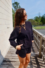 Load image into Gallery viewer, Long Sleeve Sweatshirts &amp; Shorts Set (3 Colors)

