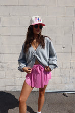 Load image into Gallery viewer, Reversible Twist-Front Washed Terry Top
