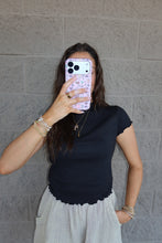 Load image into Gallery viewer, Lettuce Trimmed Cropped Tee (5 Colors)
