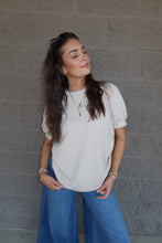 Load image into Gallery viewer, Raised Rib Puff Sleeve Top (6 Colors)
