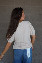 Load image into Gallery viewer, Raised Rib Puff Sleeve Top (6 Colors)
