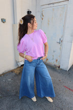 Load image into Gallery viewer, Raised Rib Puff Sleeve Top (6 Colors)
