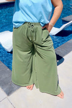 Load image into Gallery viewer, French Terry Washed Pants- (Curvy) (4 Colors)
