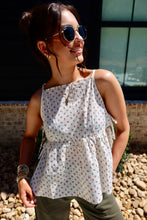 Load image into Gallery viewer, Strawberry Print Tie-Side Cami Top
