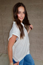 Load image into Gallery viewer, Button Up Soft Knit Stripe Cardigan
