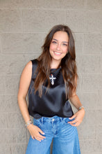 Load image into Gallery viewer, Satin Round Neck Top Tank (3 Colors)
