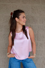 Load image into Gallery viewer, Satin Round Neck Top Tank (3 Colors)
