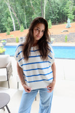 Load image into Gallery viewer, Striped Crew Neck Knit Top
