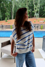 Load image into Gallery viewer, Striped Crew Neck Knit Top
