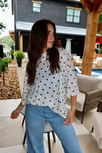 Load image into Gallery viewer, Polka Dots Mesh Top
