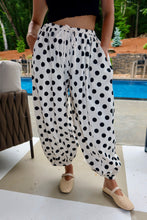 Load image into Gallery viewer, Polka Dot Elastic Waist Balloon Pant
