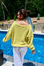 Load image into Gallery viewer, 'sunshine' Oversized Boatneck Soft Sweater
