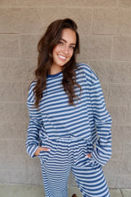 Load image into Gallery viewer, Billie Striped Loungewear Long Sleeve Top
