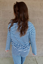 Load image into Gallery viewer, Billie Striped Loungewear Long Sleeve Top
