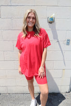 Load image into Gallery viewer, Round Neck Top &amp; Biker Shorts (4 Colors)
