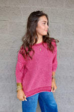 Load image into Gallery viewer, Washed 3/4 Sleeve Boxy Sweater (3 Colors)

