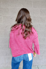 Load image into Gallery viewer, Washed 3/4 Sleeve Boxy Sweater (3 Colors)

