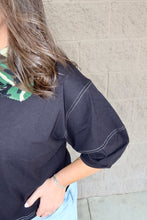 Load image into Gallery viewer, 3/4 Balloon Sleeve Top (3 Colors)
