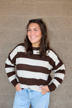 Load image into Gallery viewer, Striped Drop Shoulder Sweater (2 Colors)
