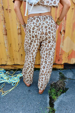 Load image into Gallery viewer, Leopard French Terry Pants
