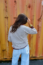 Load image into Gallery viewer, Striped Rib Banded Pullover (4 Colors)
