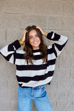 Load image into Gallery viewer, Striped Drop Shoulder Sweater (2 Colors)
