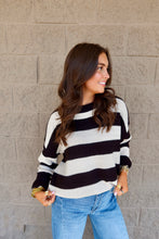 Load image into Gallery viewer, Striped Drop Shoulder Sweater (2 Colors)
