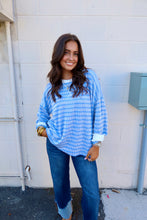 Load image into Gallery viewer, Raised Rib Striped Round Neck Pullover (3 Colors)
