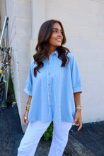 Load image into Gallery viewer, Oversized Stripe Button-Down (3 Colors)
