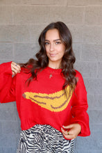 Load image into Gallery viewer, Knit Graphic Chunky Sweater
