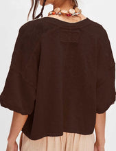 Load image into Gallery viewer, Midi Sleeves Knitted Cardigan
