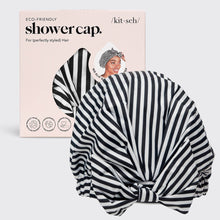 Load image into Gallery viewer, Luxury Shower Cap - Stripes
