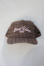 Load image into Gallery viewer, BAD HAIR DAY TWEED HOUNDSTOOTH TRUCKER HAT
