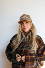 Load image into Gallery viewer, BAD HAIR DAY TWEED HOUNDSTOOTH TRUCKER HAT
