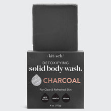 Load image into Gallery viewer, Charcoal Detoxifying Body Wash Bar
